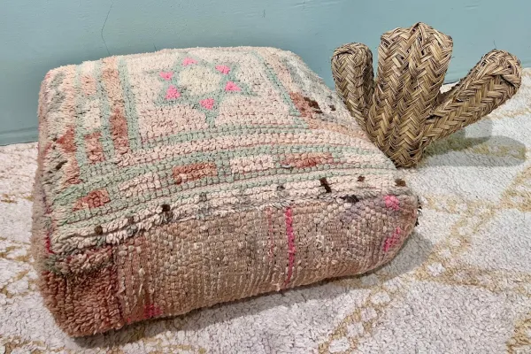 Moroccan Pouf No. 21100 60cm x 60cm x 25cm including filling