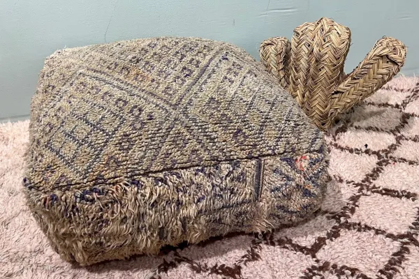 Marokkaanse Poef nr.55117 60cm x 60cm x 25cm