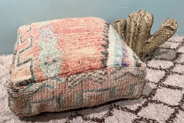 Marokkaanse Poef nr.55118 60cm x 60cm x 25cm