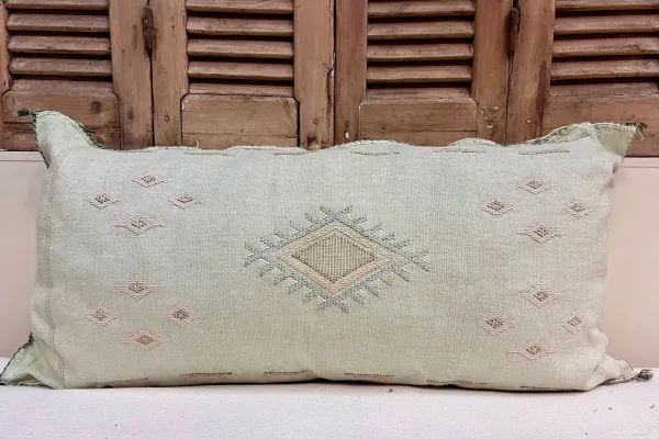 Sabra Kussen uit Marokko groen 100cm x 50cm incl vulling nr.56246