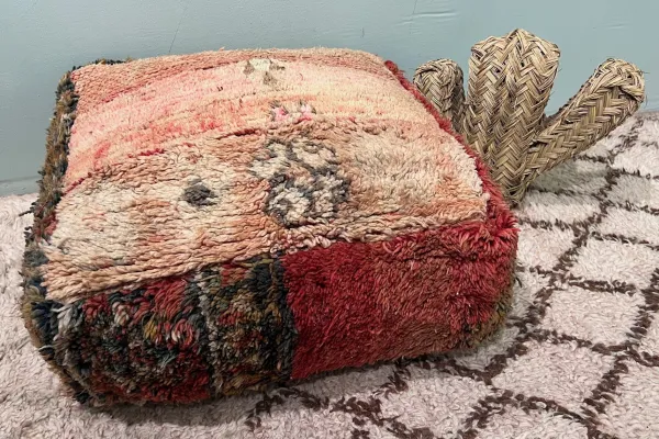 Marokkaanse Poef nr.55170 60cm x 60cm x 25cm