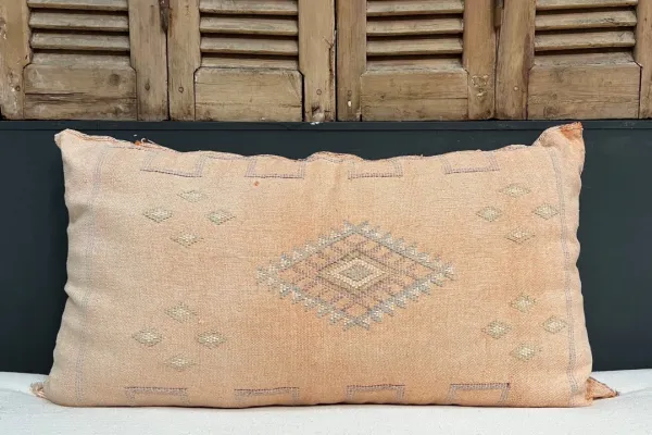 Sabra Kussen uit Marokko oranje 100cm x 50cm incl vulling nr. 91227