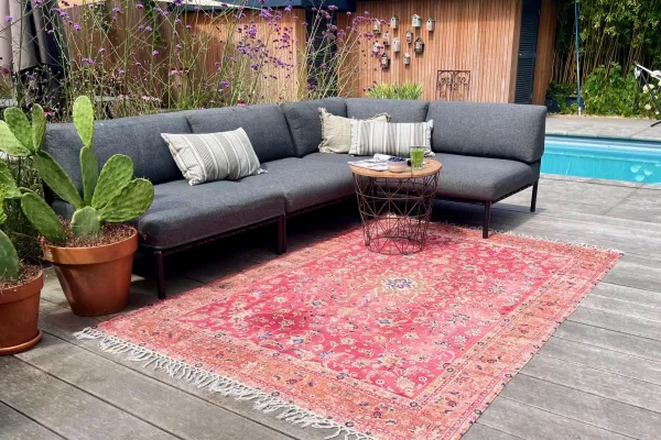Buitenkleed rozenkelim 3790 gemaakt van PET Flessen (VOORVERKOOP, leverbaar in juli)