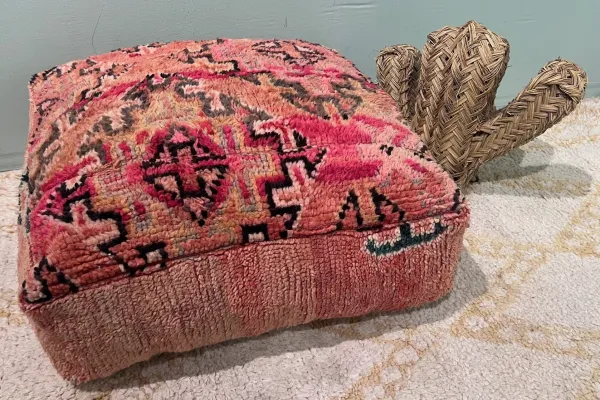Moroccan Pouf No. 47011 60cm x 60cm x 25cm including filling