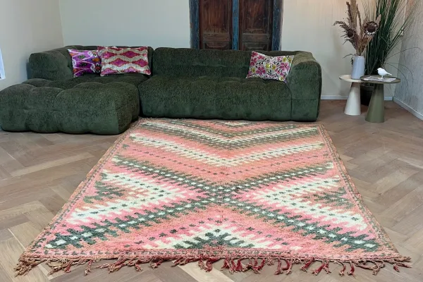 berber vloerkleed 43801 246cm x 196cm