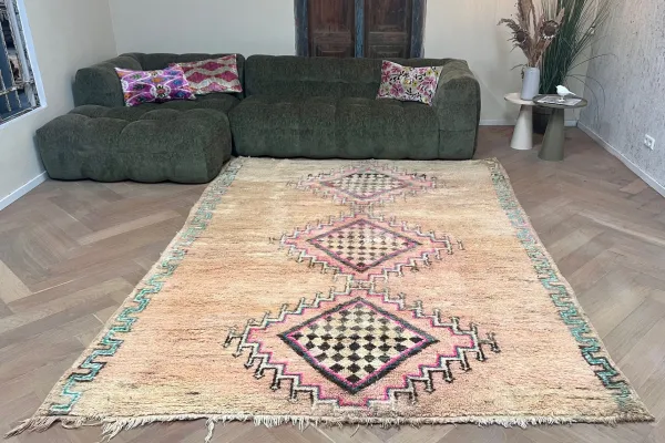 berber vloerkleed 43811 298cm x 220cm