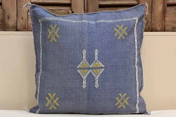 Sabra Kussen uit Marokko blauw 45cm x 45cm incl vulling nr.94034