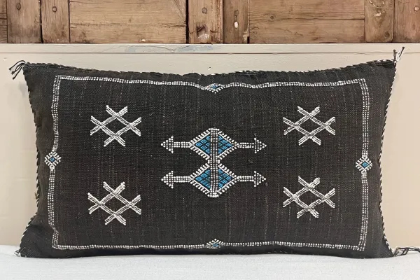 Sabra Kussen uit Marokko bruin 60cm x 40cm incl vulling nr.61162