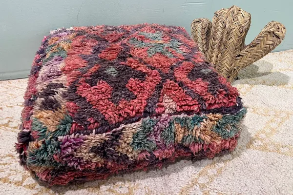 Moroccan Pouf No. 47039 60cm x 60cm x 25cm including filling