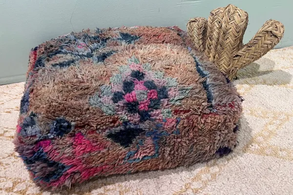 Moroccan Pouf No. 47039 60cm x 60cm x 25cm including filling