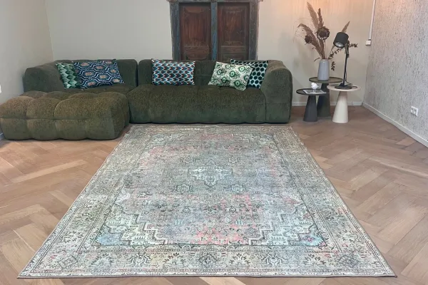 Vintage look vloerkleed in diverse maten nr 2095