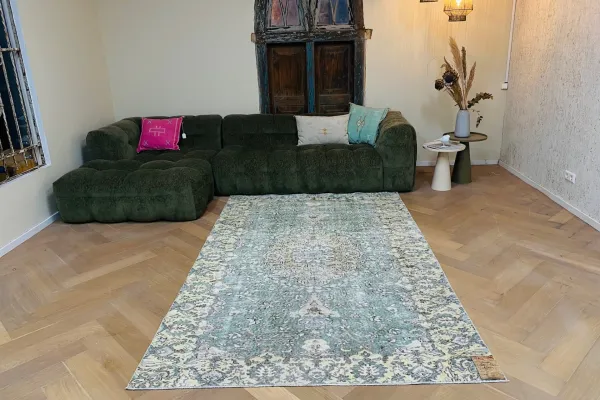 Vintage vloerkleed 16481 268cm x 165cm