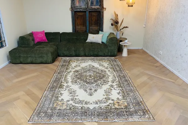 Vintage vloerkleed 13404 283cm x 180cm