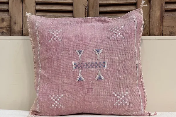 Sabra Kussen uit Marokko roze 45cm x 45cm incl vulling nr.94111