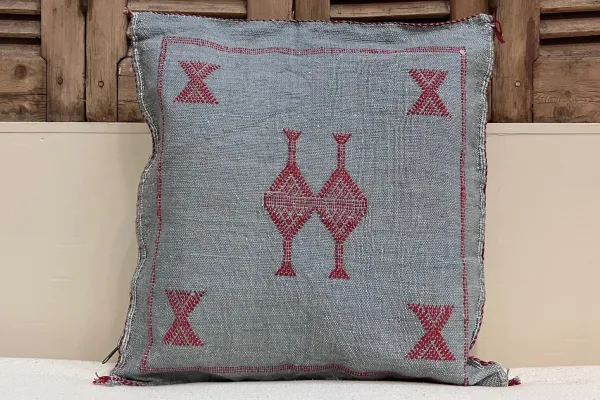 Sabra Kussen uit Marokko blauw 45cm x 45cm incl vulling nr.94115