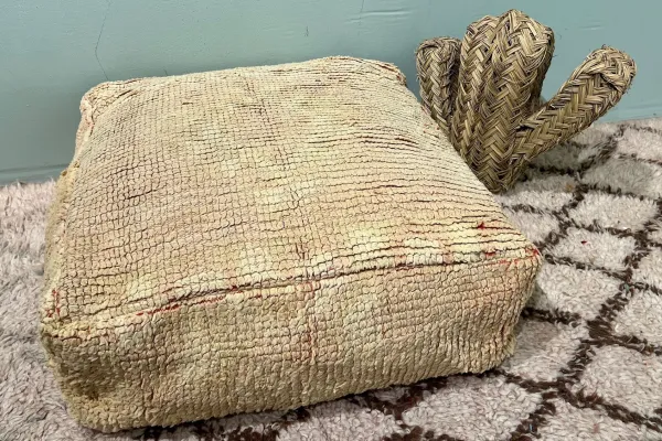 Marokkaanse Poef 60cm x 60cm x 25cm nr: 44070