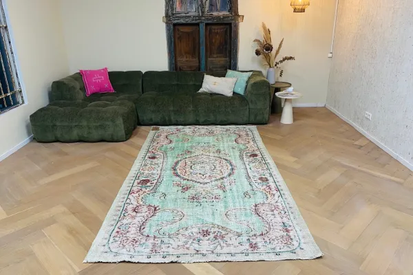 SALE Vintage vloerkleed 59638 280cm x 155cm Showroom model