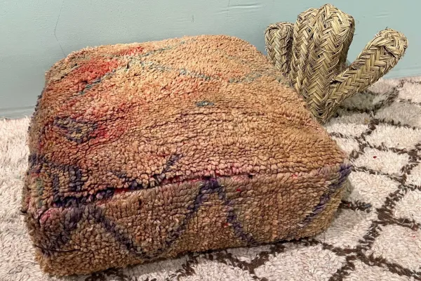 Marokkaanse Poef 60cm x 60cm x 25cm nr: 44080