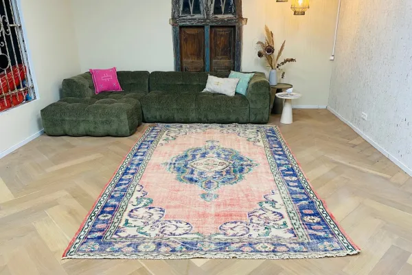 Vintage vloerkleed 59632 290cm x 196cm