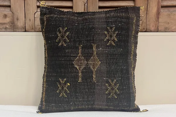 Sabra Kussen uit Marokko bruin 45cm x 45cm incl vulling nr.64085