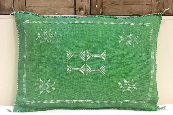 Sabra Kussen uit Marokko groen 60cm x 40cm incl vulling nr.93261