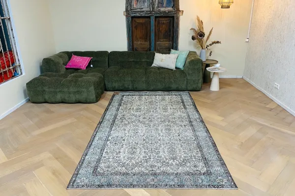 Vintage vloerkleed 81416 266cm x 150cm