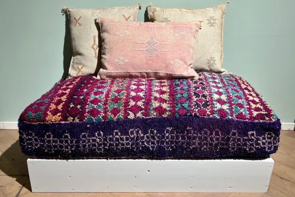 Marokkaanse Poef XL 120cm x 60cm x 25cm nr: 67005