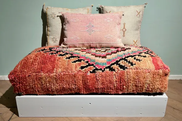 Marokkaanse Poef XL 120cm x 60cm x 25cm nr: 67008