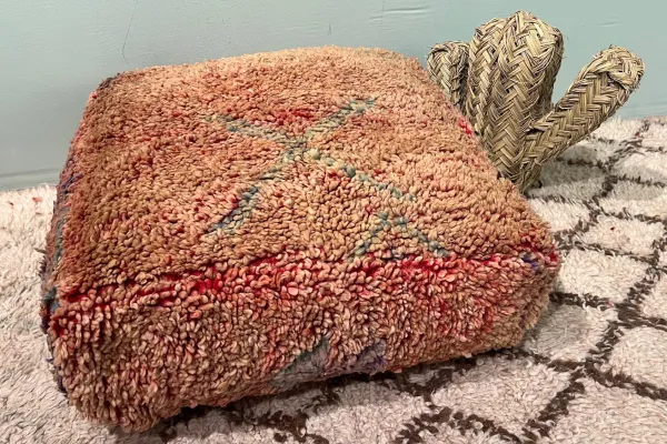 Marokkaanse Poef nr.44102 60cm x 60cm x 25cm