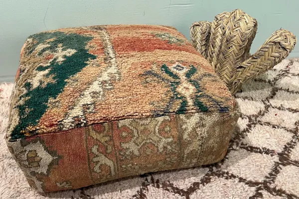 Marokkaanse Poef nr.44104 60cm x 60cm x 25cm