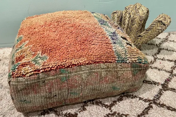 Marokkaanse Poef nr.44112 60cm x 60cm x 25cm