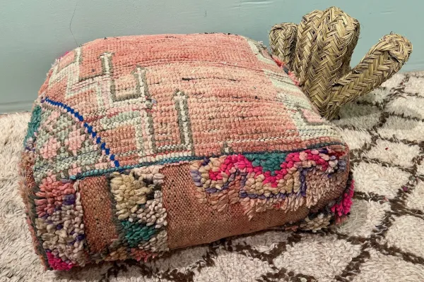 Marokkaanse Poef nr.44116 60cm x 60cm x 25cm