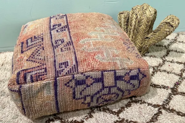 Marokkaanse Poef nr.44118 60cm x 60cm x 25cm