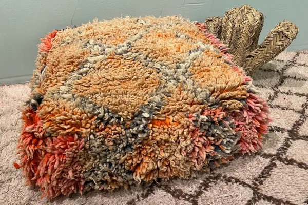 Marokkaanse Poef nr.44121 60cm x 60cm x 25cm