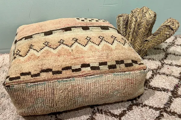 Marokkaanse Poef nr.44122 60cm x 60cm x 25cm