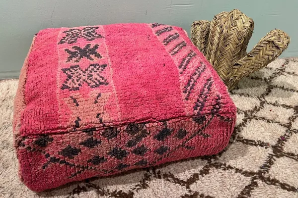 Marokkaanse Poef nr.44123 60cm x 60cm x 25cm