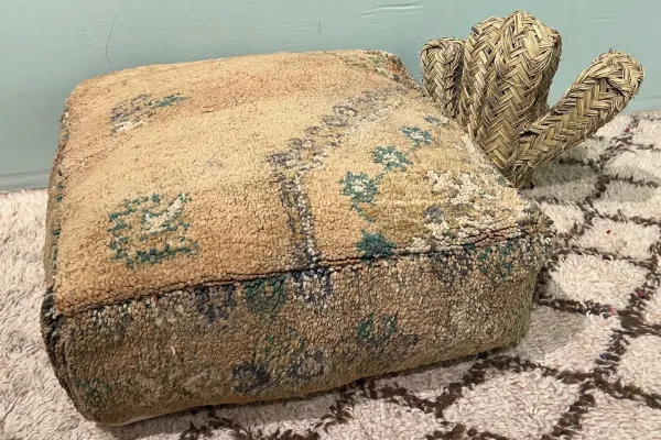 Marokkaanse Poef nr.44125 60cm x 60cm x 25cm