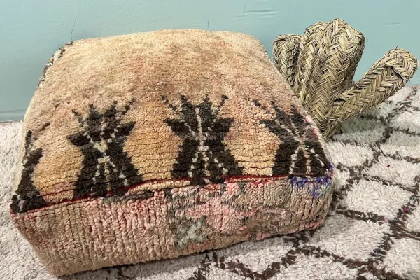 Marokkaanse Poef nr.44127 60cm x 60cm x 25cm