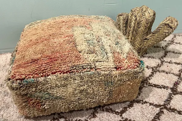 Marokkaanse Poef nr.44132 60cm x 60cm x 25cm