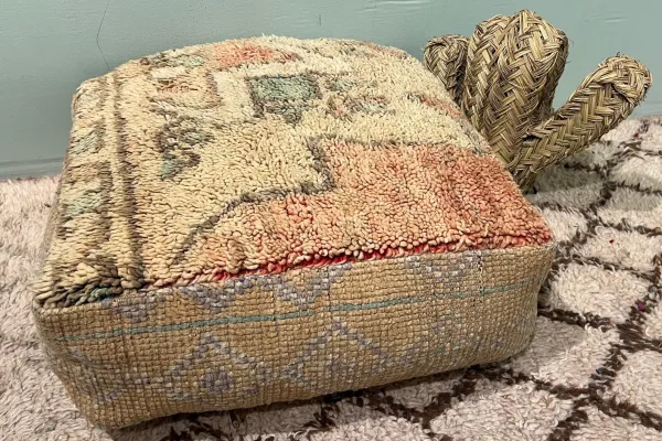 Marokkaanse Poef nr.44133 60cm x 60cm x 25cm