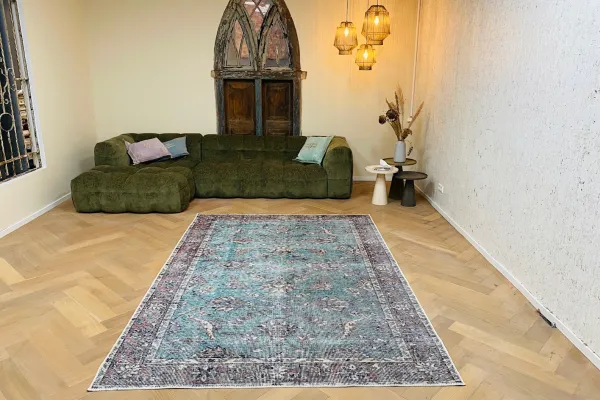 Vintage look vloerkleed in diverse maten nr 1389