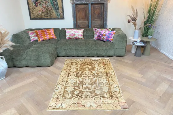 Vintage Perzisch vloerkleed 62252 188cm x 122cm