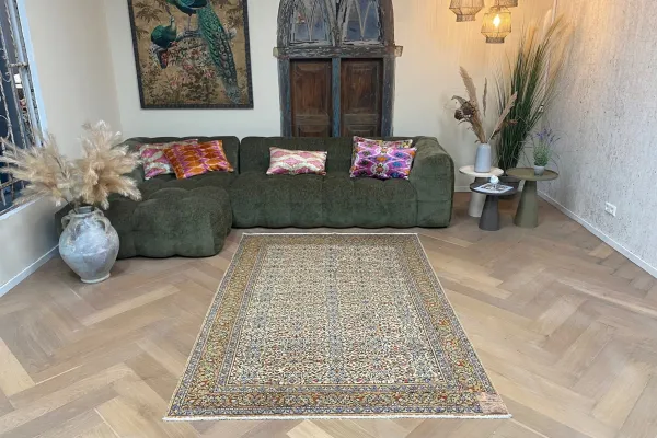 Vintage vloerkleed 14847 224cm x 153cm