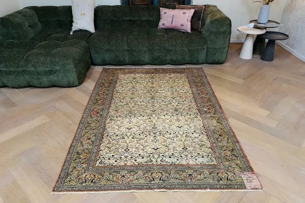 Vintage vloerkleed 14853 206cm x 144cm