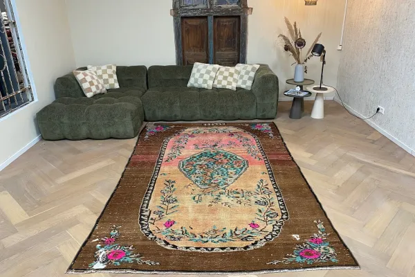 Vintage vloerkleed 19601 285cm x 185cm