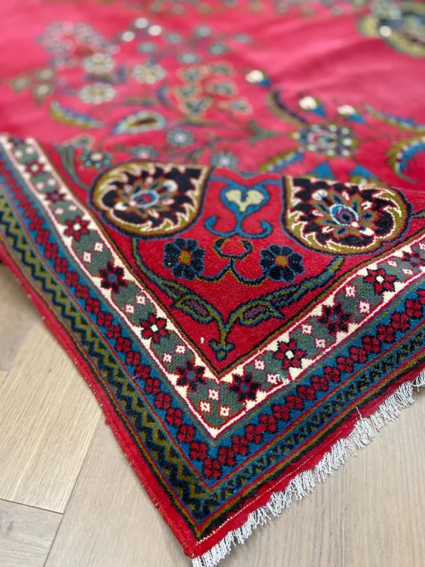 Vintage vloerkleed 39612 390cm x 290cm Kleed heeft gebruikssporen