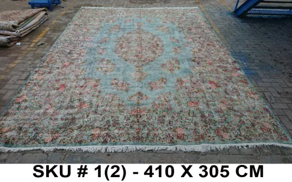 Vintage vloerkleed nr.40012 410cm x 305cm Dit kleed verwachten we in april binnen