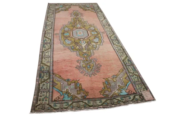 Vintage vloerkleed loper 55351 334cm x 141cm