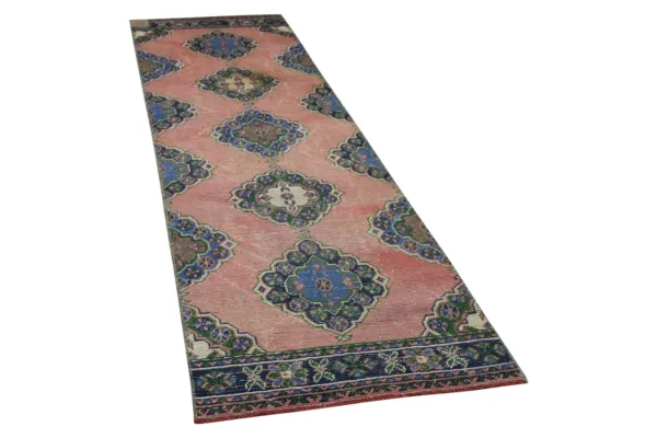 Vintage vloerkleed loper 56103 350cm x 92cm