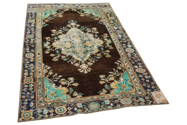 Vintage vloerkleed 56482 220cm x 132cm